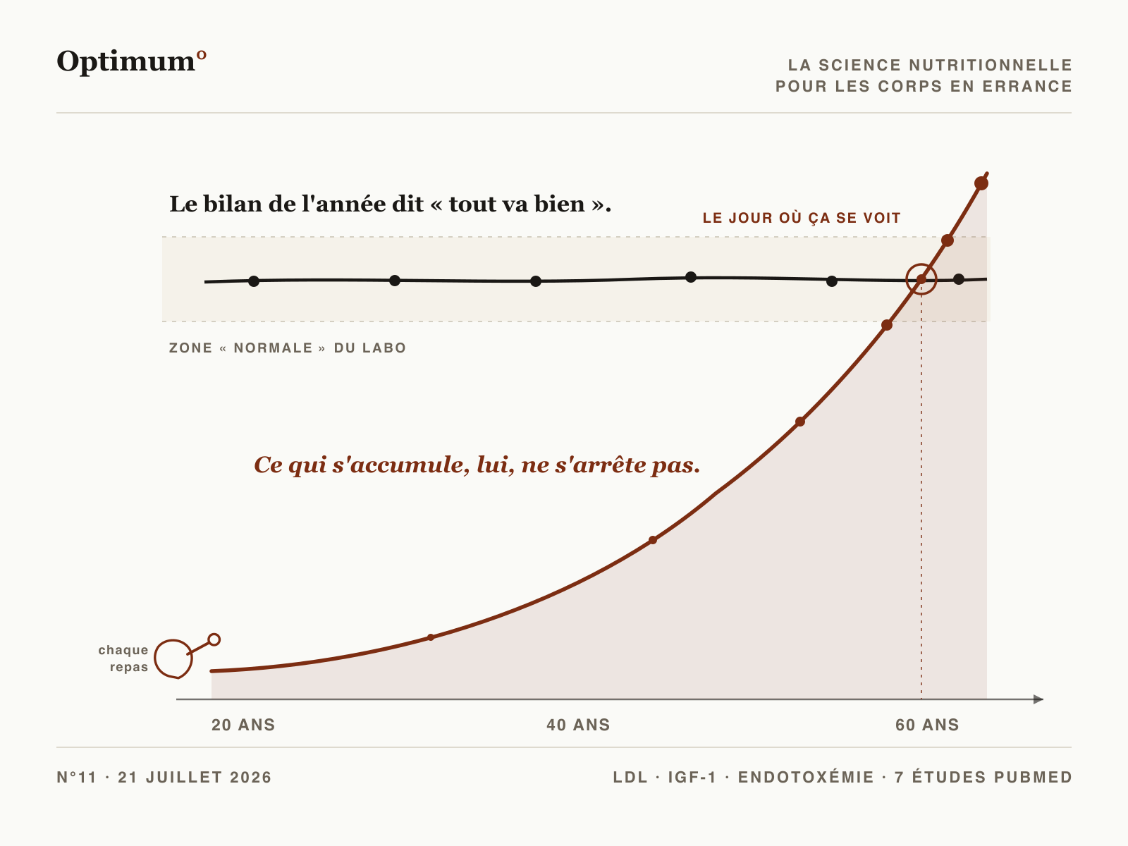 Optimum° N°11 - le bilan plat vs la courbe cachee qui s'accumule