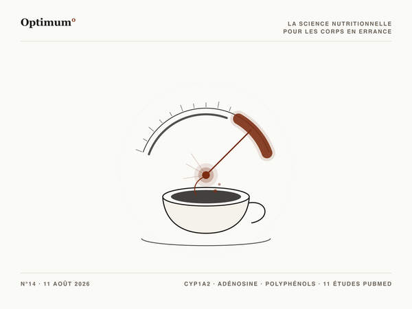 Optimum° N°14 - la jauge masquée : la tasse, le cadran et le cache de la caféine